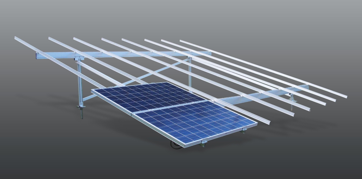 成功开发并实现商品化的铝制太阳能电池板支架　ALSOLMEGA